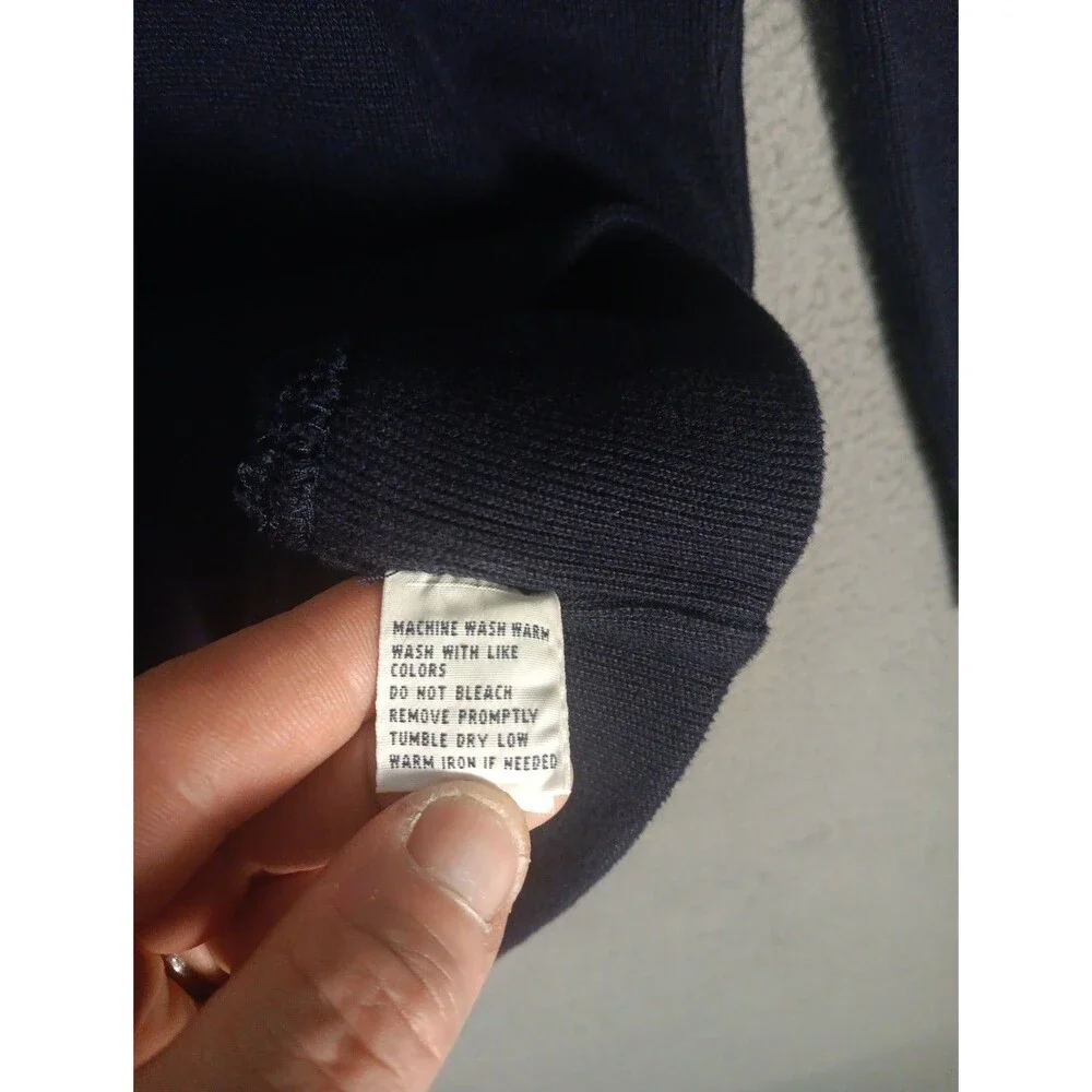 Polo Ralph Lauren Luxury Jersey Shawl Collar Pullover BLUE Size XL - Pony- EUC